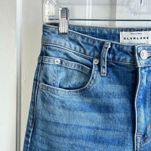 SLVRLAKE Lou Lou Cropped Mid-Rise Slim Leg Jeans - Picture 5 of 13